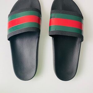 Authentic Gucci Black Slides/ Flip Flop
